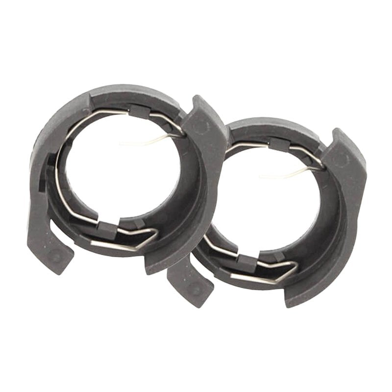 COPPIA ADATTATORI PORTA LAMPADA H7 LED XENON PER ALFA ROMEO MITO FORD KUGA RENAULT MEGANE